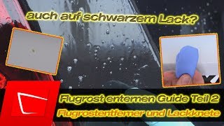 Flugrost entfernen - Flugrostentferner und Reinigungsknete - Flugrost auf schwarzem Lack?