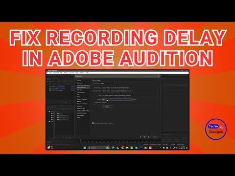 How to Fix Recording Delay in Adobe Audition