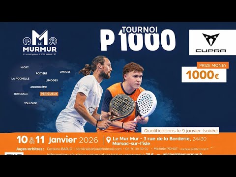 P1000 Messieurs  - Open Le MurMur - 1/2