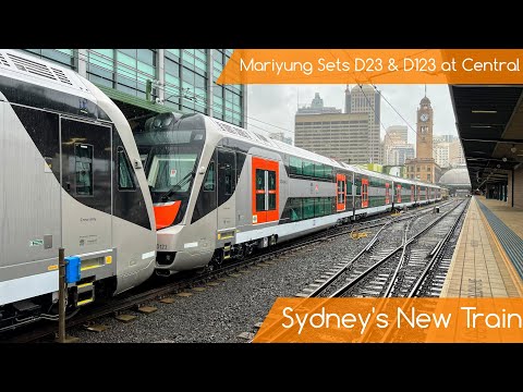 Sydney Trains Vlog 1919: Sydney’s New Train - Mariyung Sets D23 & D123 at Central