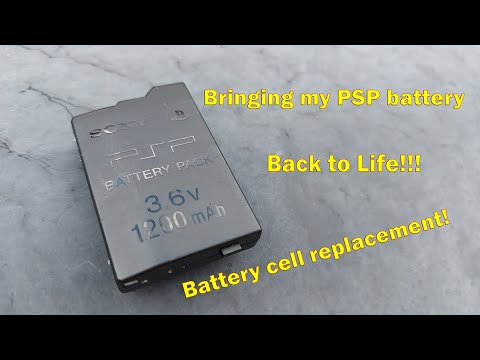 Bringing life back to my PSP Battery (PSP 2000/3000) - Battery Cell Replacement!!!