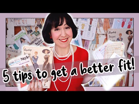 Do your sewing patterns NEVER fit right?  Find out WHY and how to FIX it!