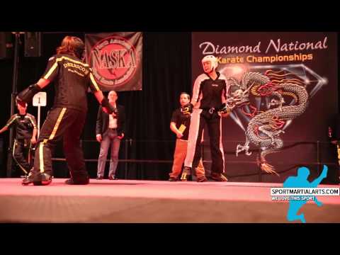 Unk vs Nicole Pelland - Womens Sparring - Diamond Nationals 2014