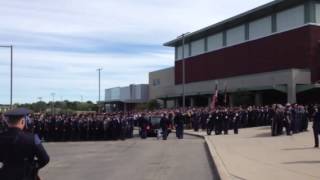 Michigan State police trooper Paul Butterfield funeral