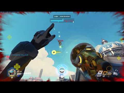 Lucio vs Pharah dogfights and Dragonblade kills and escapes