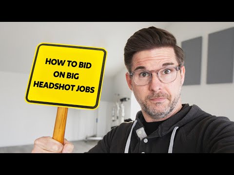 How to Bid on BIG Headshot Jobs - Headshot Pricing