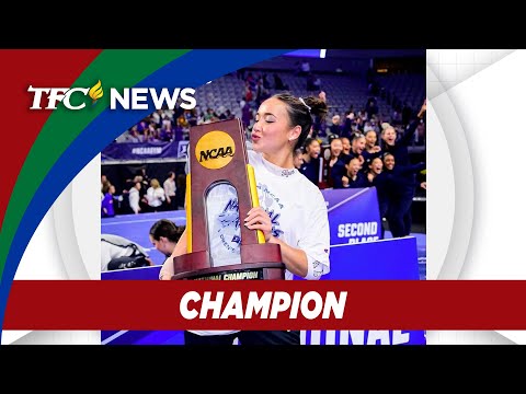 PH Olympian Aleah Finnegan celebrates NCAA championship TFC News California, USA