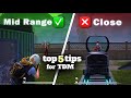 Top 5 Tips & Tricks to become a TDM Master 📚⁉️ | PUBG Mobile (2)