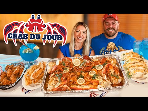 Crab Du Jour's $500 Crazy Cajun Seafood Challenge in New Jersey w/ @KatinaEatsKilos