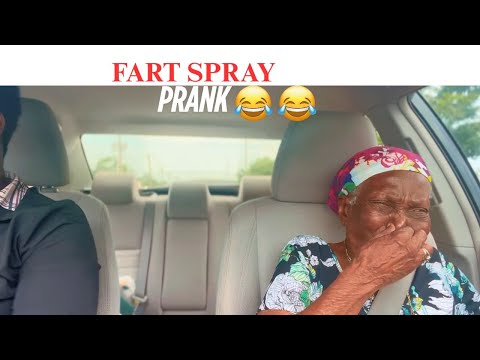 Fart spray prank on my Haitian grandma!!! GONE WRONG!!!
