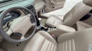 2000 Ford Mustang GT Convertible Interior Trunk Engine