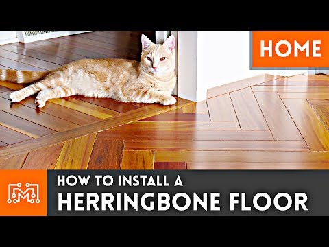 How To Install a Herringbone Wood Floor | I Like To Make Stuff