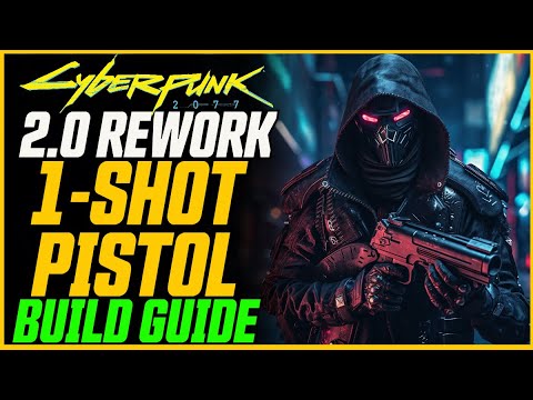 1-SHOT Pistol Build is INSANE! Cyberpunk Phantom Liberty 2.0 Build Guide (Very Hard Difficulty)