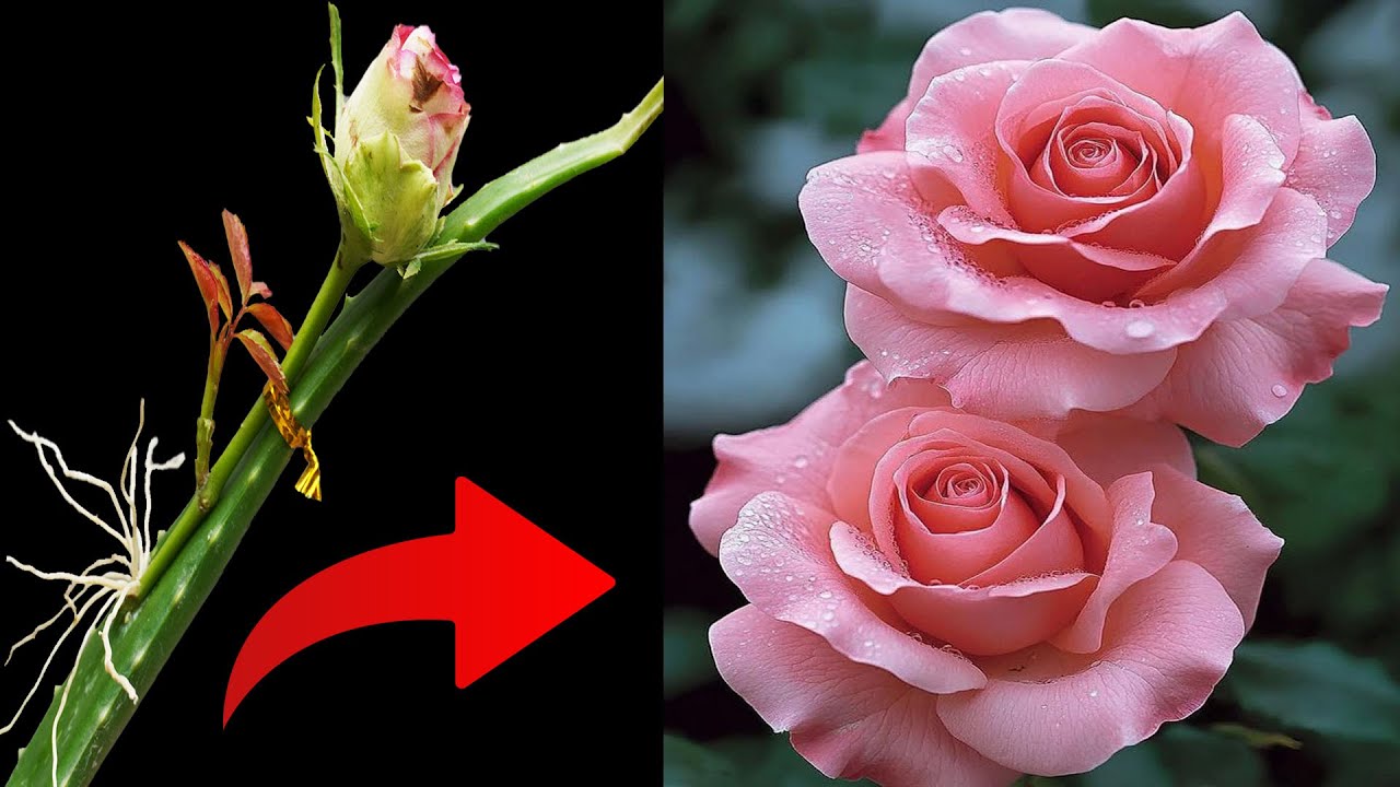 Aloe Vera Creates a STUNNING Rose MASTERPIECE