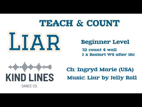 Liar Beginner Line Dance Teach and Count