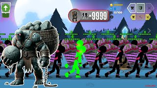 Stick war 3 :Unlimited Enslavent giants in compaign mode ⚔️ the ultimate battle 💀