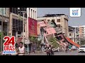 Gusali At Pagoda Napinsala Ng Magnitude 7 7 Na Lindol 24 Oras Weekend