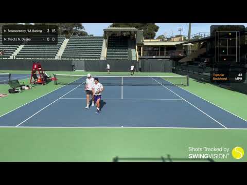 Nishesh Basavareddy / Max Basing (Stanford) vs. Nikolas Tvedt / Nicolas Ocana (Portland)