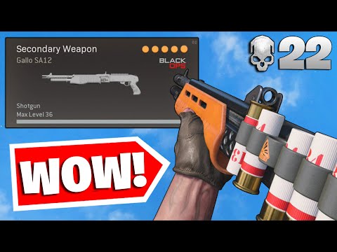 the "GALLO SA12" SHOTGUN is INSANE! BEST GALLO CLASS SETUP! 22 KILL GAMEPLAY! (COLD WAR WARZONE)