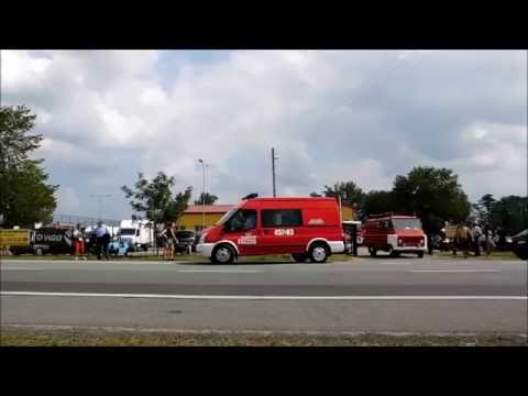 Alarmowy powrót z zawodów ŻUK z OSP Dąbkowice D., OSP Zabostów D. i Klewków!