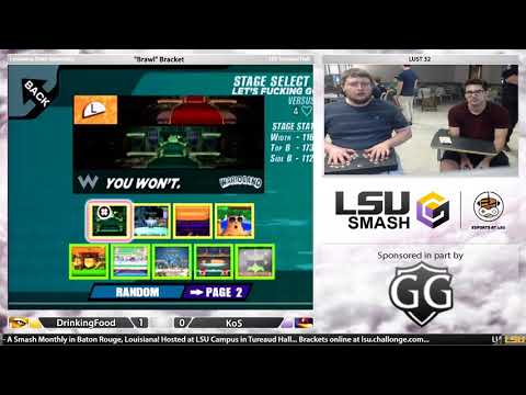 LUST 32 Project M - DrinkingFood (Wolf) vs King of Spaghetti (Falco)