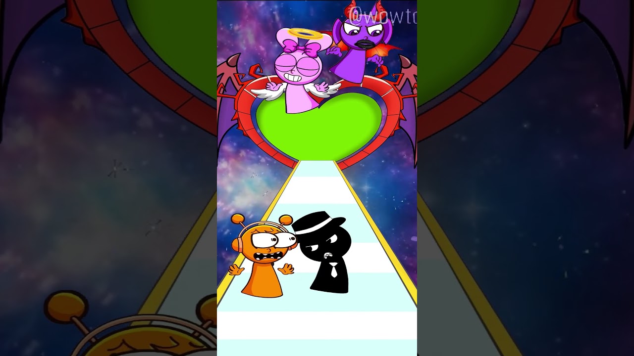 Kiss Run Challenge - Oren baby VS Black baby