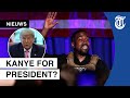 ‘Trump hoopt dat kandidaat Kanye stemmen weg kan trekken’