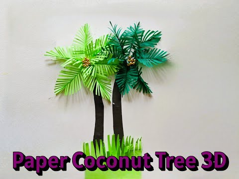 Can You Really Make A REALISTIC Coconut Tree Model Using Just Paper