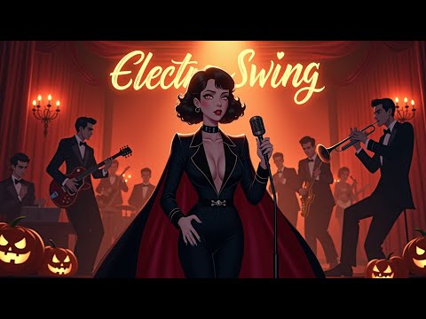 🎃 Halloween Electro Swing Mix 2025 – Spooky  Vintage Jazz & Swing Beats for Parties