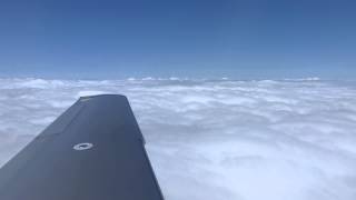 preview picture of video 'Cirrus SR22T OK-VIK above clouds'