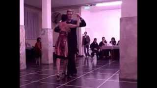 Julio Bassan y Paola Patocchi @ Floreal Milonga ~ Sept 15 2013 "Buscandote"