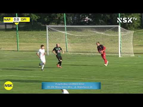 tv.nsk.pl fragment Naprzód Zielonki -Opia Opinogóra 4:2 (1:1) Liga okręgowa baraże o awans do 5 ligi