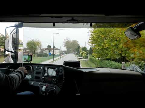 POV DRIVE MERCEDES BENZ ACTROS - A nice drive through Veneto -