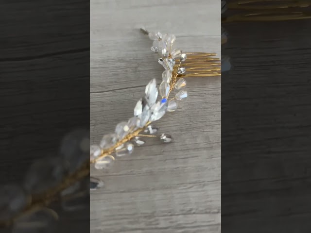 Vídeo relacionado con 1 pieza de velo de guirnalda, 1 pieza de correa de hombro ceremonial, tocado de novia de boda, velo de novia, tocado de guirnalda, velo texturizado de varias capas