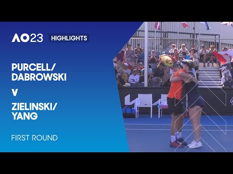 Purcell/Dabrowski v Zielinski/Yang Highlights | Australian Open 2023 First Round