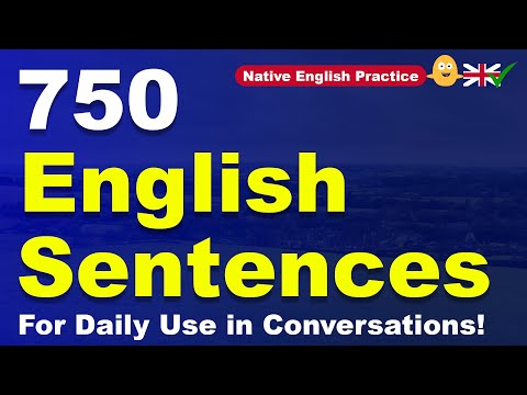 , title : 'Native English Practice: 750 English Sentences For Daily Use in Conversations!'