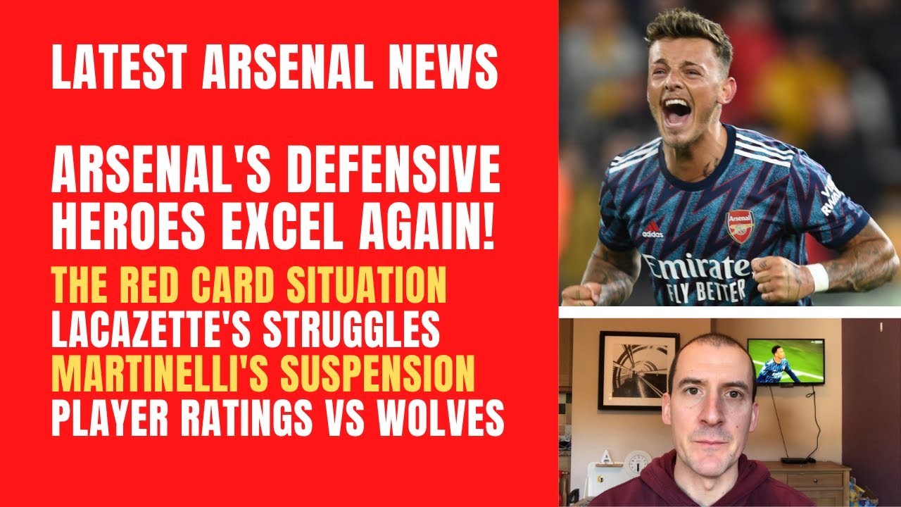Arsenal's defensive heroes excel, the red card situation, Martinelli's ban, player ratings vs Wolves