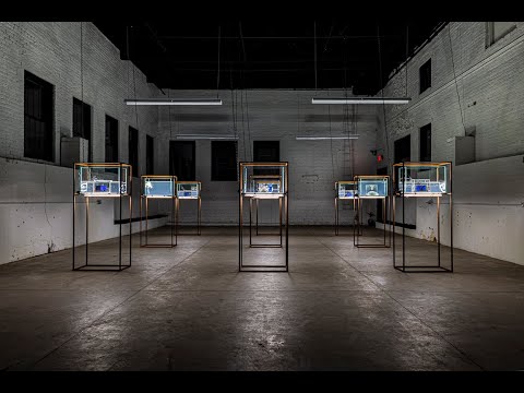 Ani Liu Artist Led Tour at Elijah Wheat Showroom of "Pixelated Slaps to the Heart", 9 January, '21.