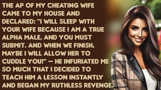 The AP of my cheating wife came to my house and declared: "I will sleep with your wife because ...