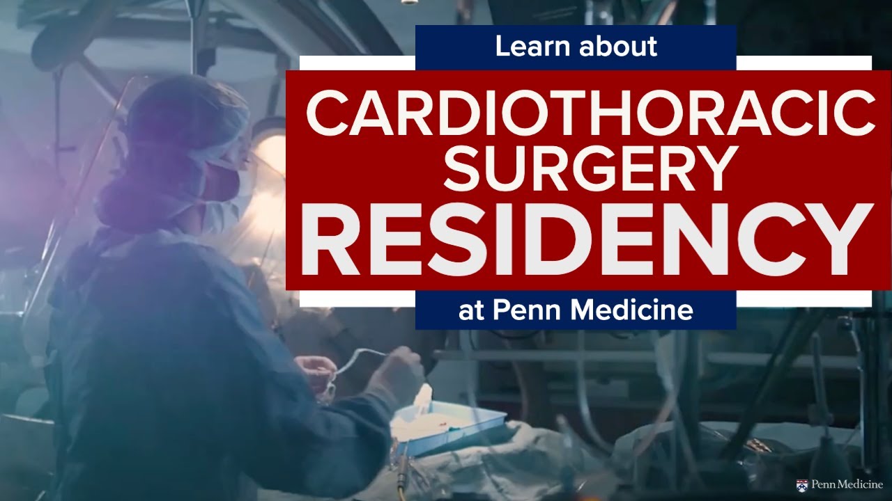 Watch video titled Cardiothoracic Surgery Integrated Residency at Penn Medicine on YouTube