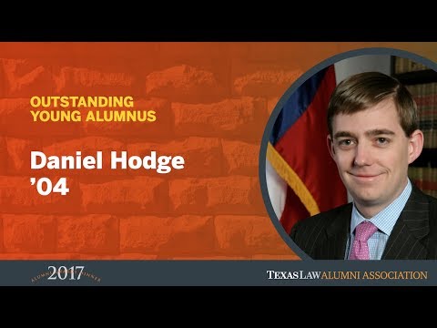 2017 Alumni Awards: Outstanding Young Alumnus — Daniel Hodge '04