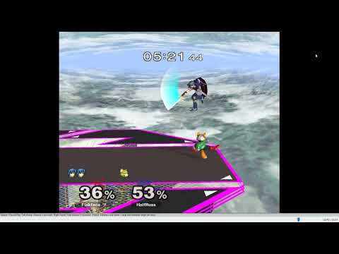 Italian Melee Weekly #41 - FiskFace (Marth) vs HalfRuss (Captain Falcon, Fox) - Losers Round 2