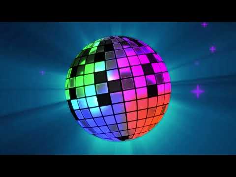 Colorful Big Disco Ball 1 hour [4K] - Disco Lights Popular Video