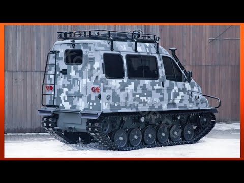 GAZ 3409 - Tracked ATV that Can Drive on Public Roads.