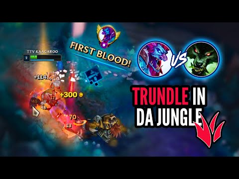 Trundle is the KING OF CHEESE in the jungle - TRUNDLE vs. WARWICK