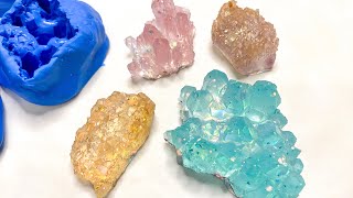 DIY Molds and Stunning Opal Glow in the Dark Resin Crystals!