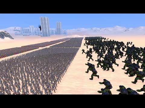 1,000 Hulk vs 30,000 Romans - Ultimate Epic Battle Simulator