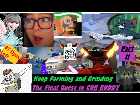 Bee Swarm Simulator Day 53 Getting MY First CUB BUDDY Quest Final Part Quest!!! Part 2