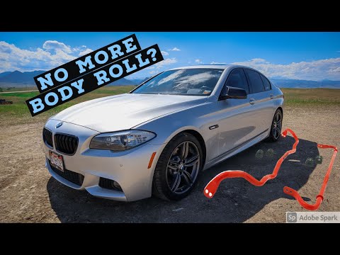 BMW F10 535I - How to get rid of the body roll (sway bars)
