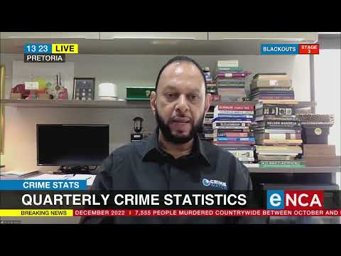 Yusuf Abramjee reacts to quarterly crime statistics